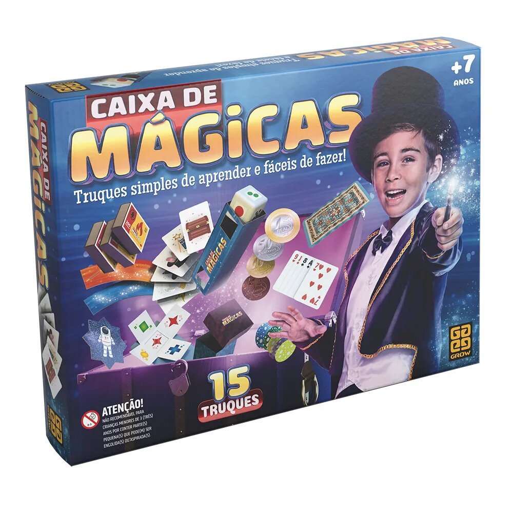 Jogo Caixa de Mágicas 15 Truques - Grow 1428