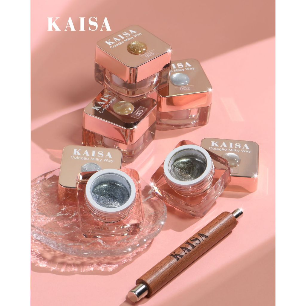Gel Paint Magnético Kaisa Luxo Milky Way Olho De Gato Lançamento Uso Profissional em Oferta na Shopee
