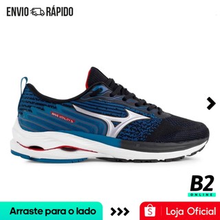 Tênis Mizuno Wave Vitality 5 Masculino Azul Original Com Nota Fiscal e Garantia em Oferta na Shopee
