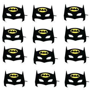 Mascara Batman Fantasia Infantil E.v.a, kit c/ 10 para Festas, lembrancinhas, brincadeiras, entretenimento em Oferta na Shopee