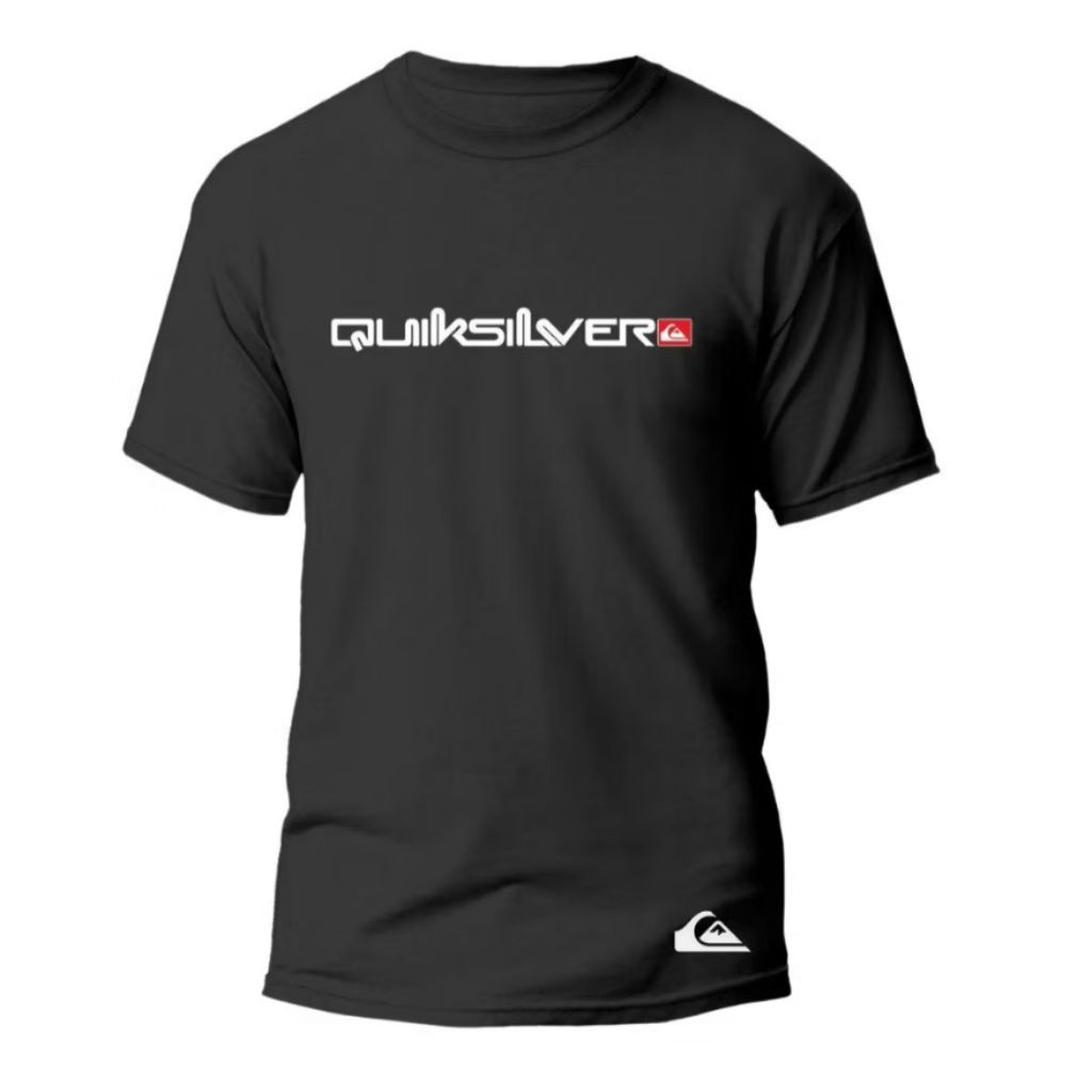 Camiseta Masculina Quiksilver Tecido Algodão Camisa Básica Blusa Lançamento