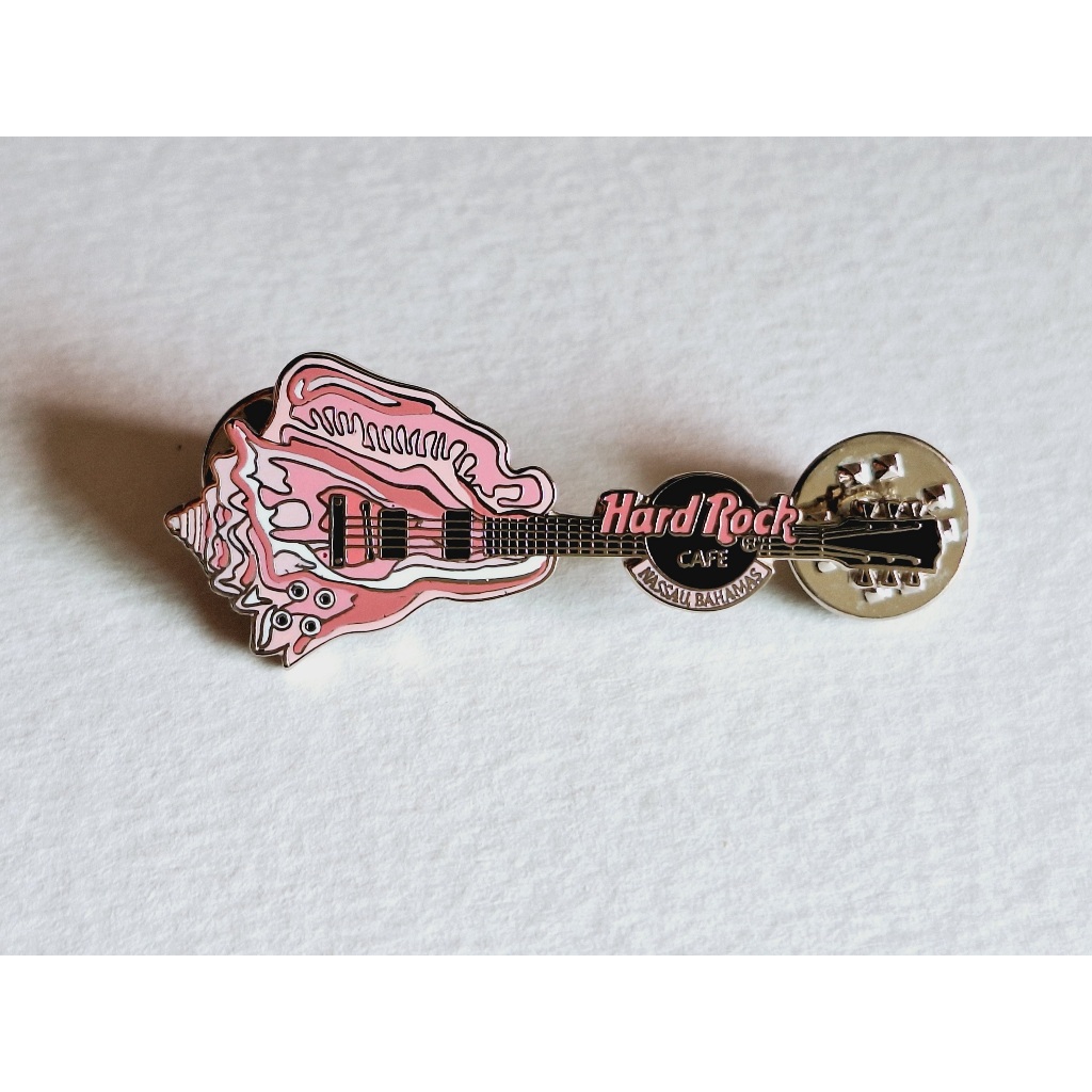 Pin / Broche - Hard Rock Cafe - Nassau - Mini Guitar Series 2001 Pink Conch