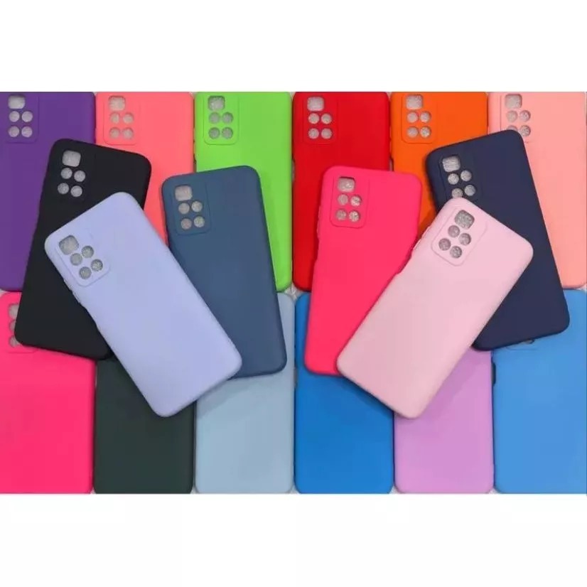 Capa Case Capinha Silicone Colorida Resistente Interior Aveludado para Redmi 10 4G/Redmi 10 Prime