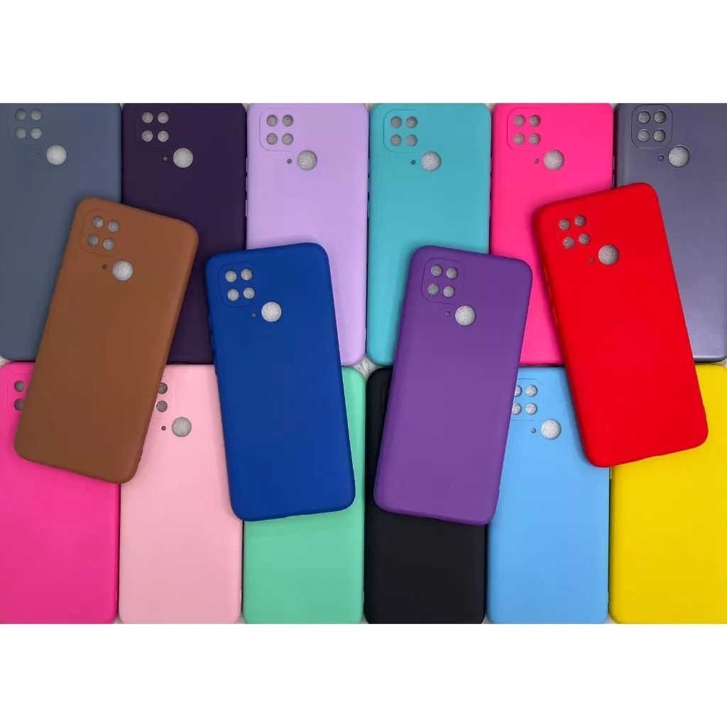 Capa Case Silicone Colorida Aveludado/Capa Transparente/Capa Carteira para Redmi 10C/Redmi 10 Power