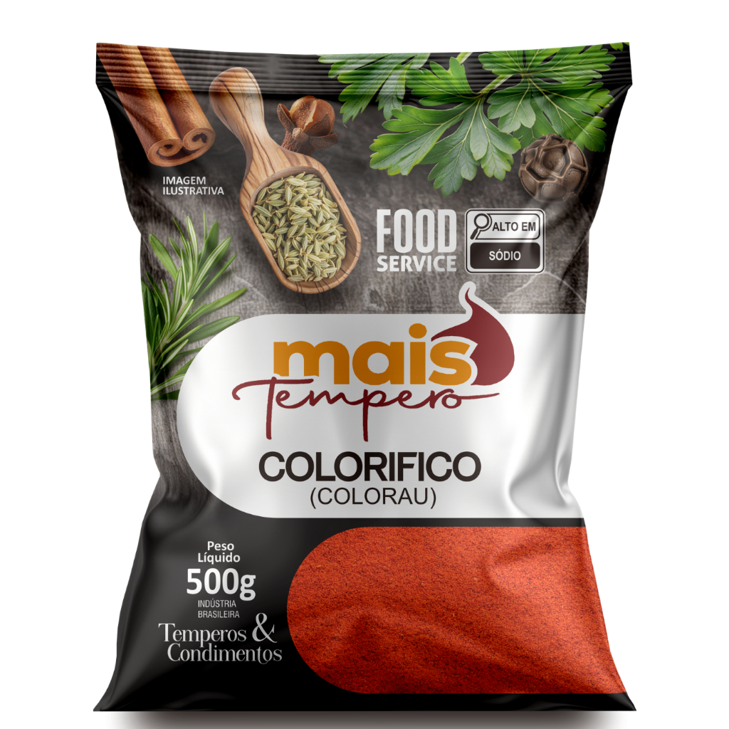 Colorau em Pó Especial 500G, 1KG OU 2KG Sabor Natural: Produtos Sem Conservantes e Sem Sal