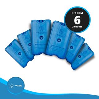 Kit com 6 Gelos gel reutilizável artificial 500ml em Oferta na Shopee