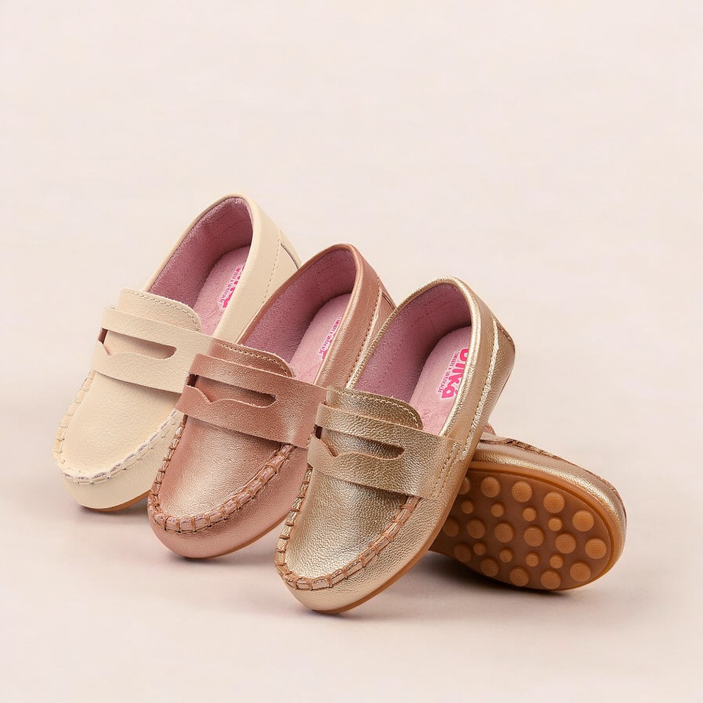 Mocassim Infantil Menina Dliká 20 ao 27 Sapato Infantil Social Feminino
