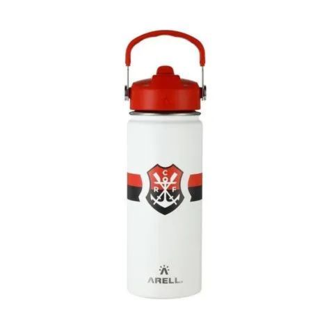 Garrafa Térmica Vácuo Straw Flask Arell 532ml Flamengo Remo - UN - Sports & Outdoors