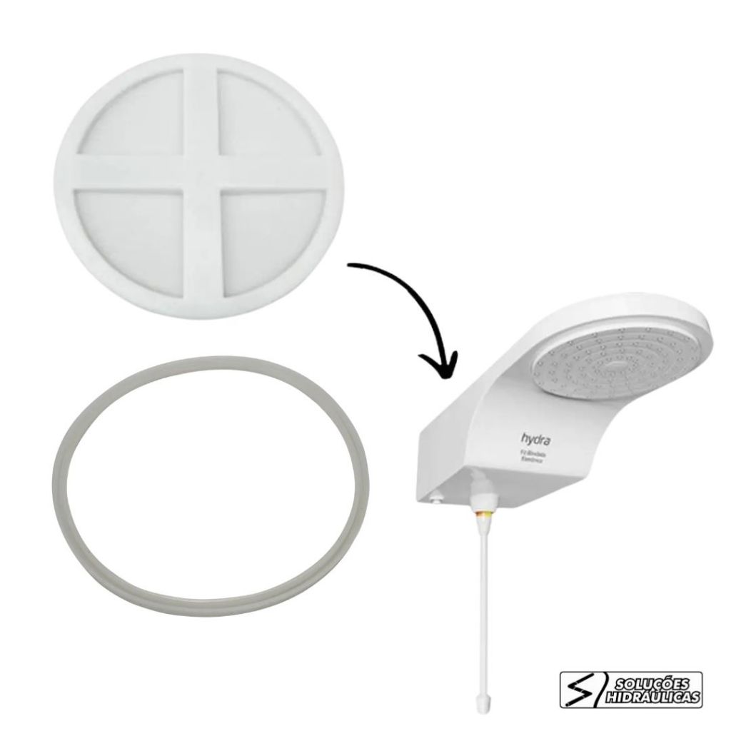 TAMPA RESISTENCIA CAMARA QUENTE/OU ANEL DE VEDÇÃO DUCHA FIT - HYDRA