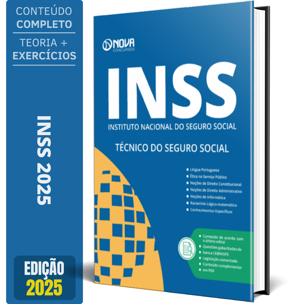 Imagem Apostila INSS 2025 - Técnico do Seguro Social
