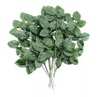 10 a 40 Folhas De Ficus Folhagem Artificial Decoração , Arranjos, planta verde, Rosas SD801350 em Oferta na Shopee
