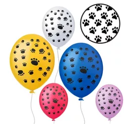 25~100 BALAO PATAS DE CACHORRO MISTA 11 POL HAPPY DAY (CHOCO)