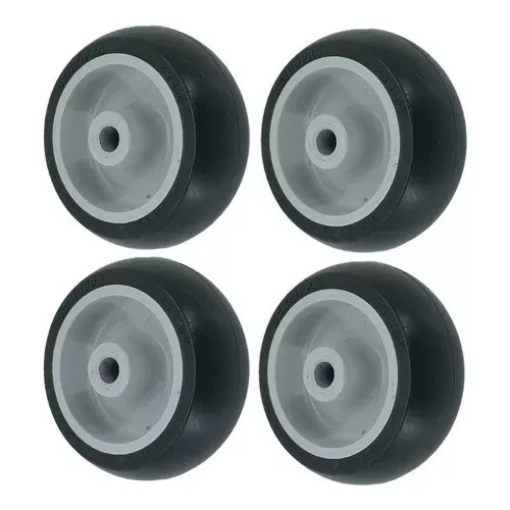 Rodinha Roda 3 polegadas para reposição modelo do rodizio 312 65 kilo Kit com 4 unidades