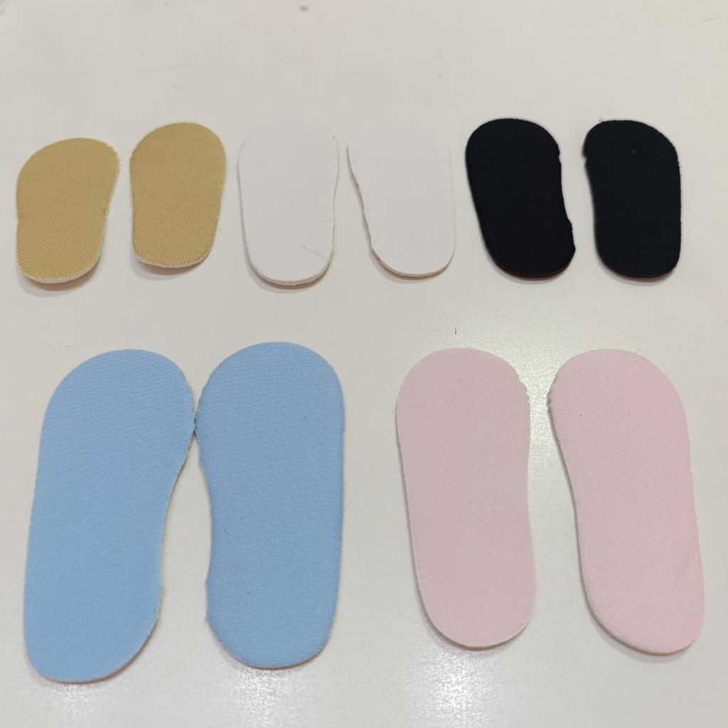Palmilha EVA para sapatinho de bebe - n.14 ao 25 - cores lisas