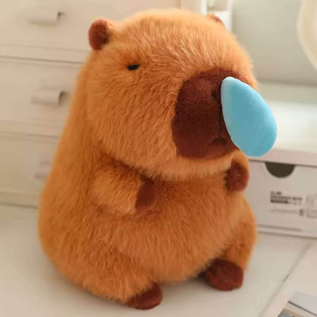 Boneca De Pelúcia capybara De 23/30 Cm Pano kapibala — imagem 2 de 2