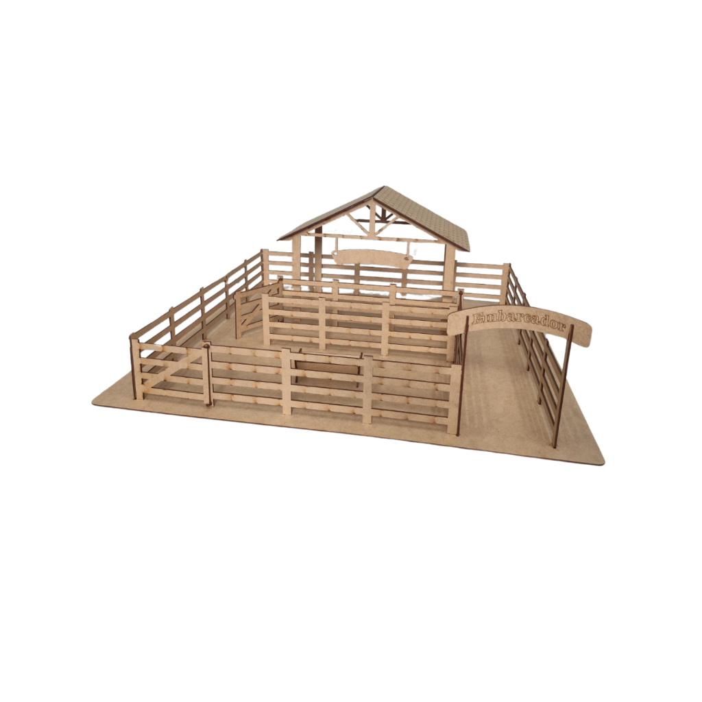 Brinquedo Fazendinha Curral Em Mdf Perfeito P/ Crianças