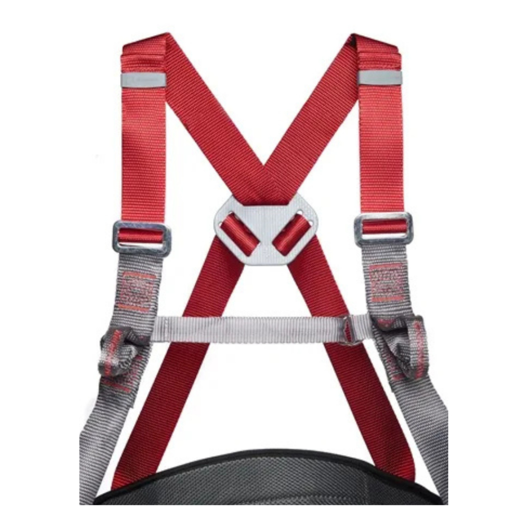 Cinturão Paraquedista Abdominal 4 Pontos Segurança Trabalho Talabarte Posicionamento Camper