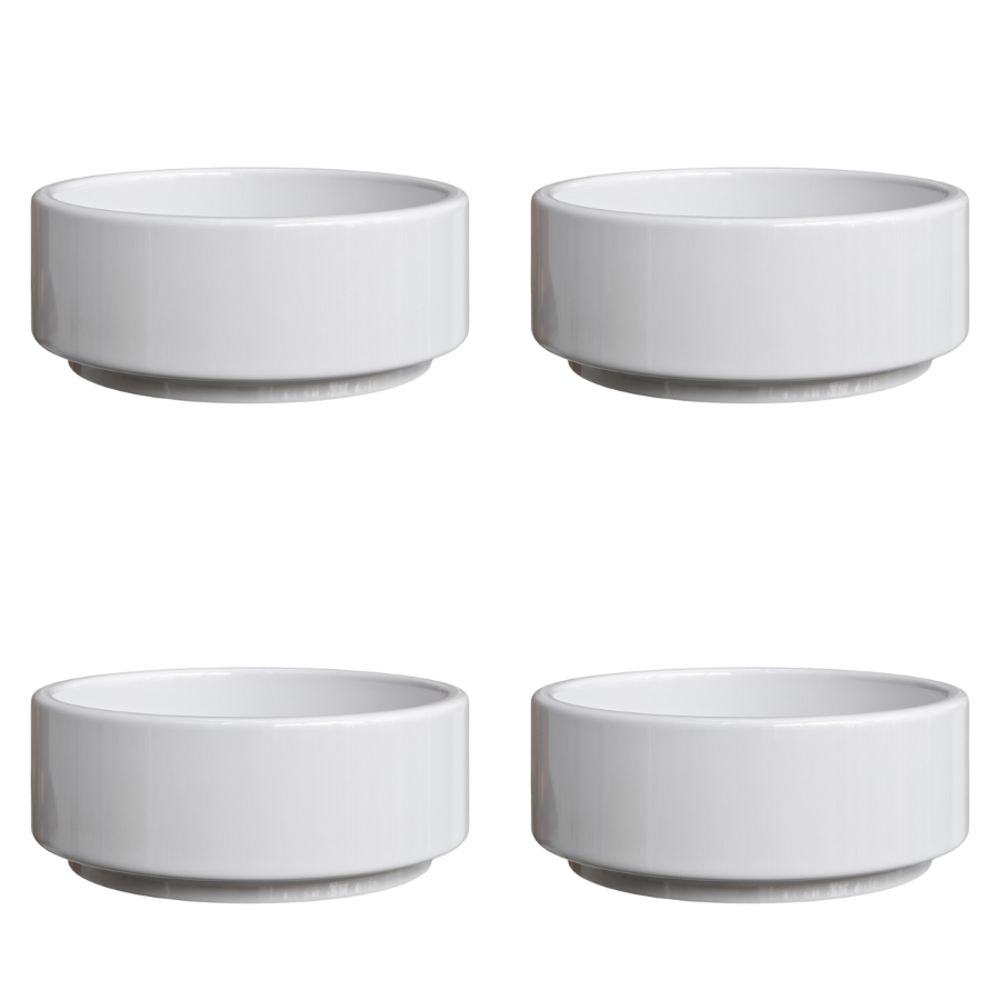 Kit Porta Patê Porcelana Branca Tigelinhas 70ml Manteigueira Restaurante Lanchonete Hotel em Oferta na Shopee