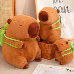 Boneca De Pelúcia capybara De 23/30 Cm Pano kapibala