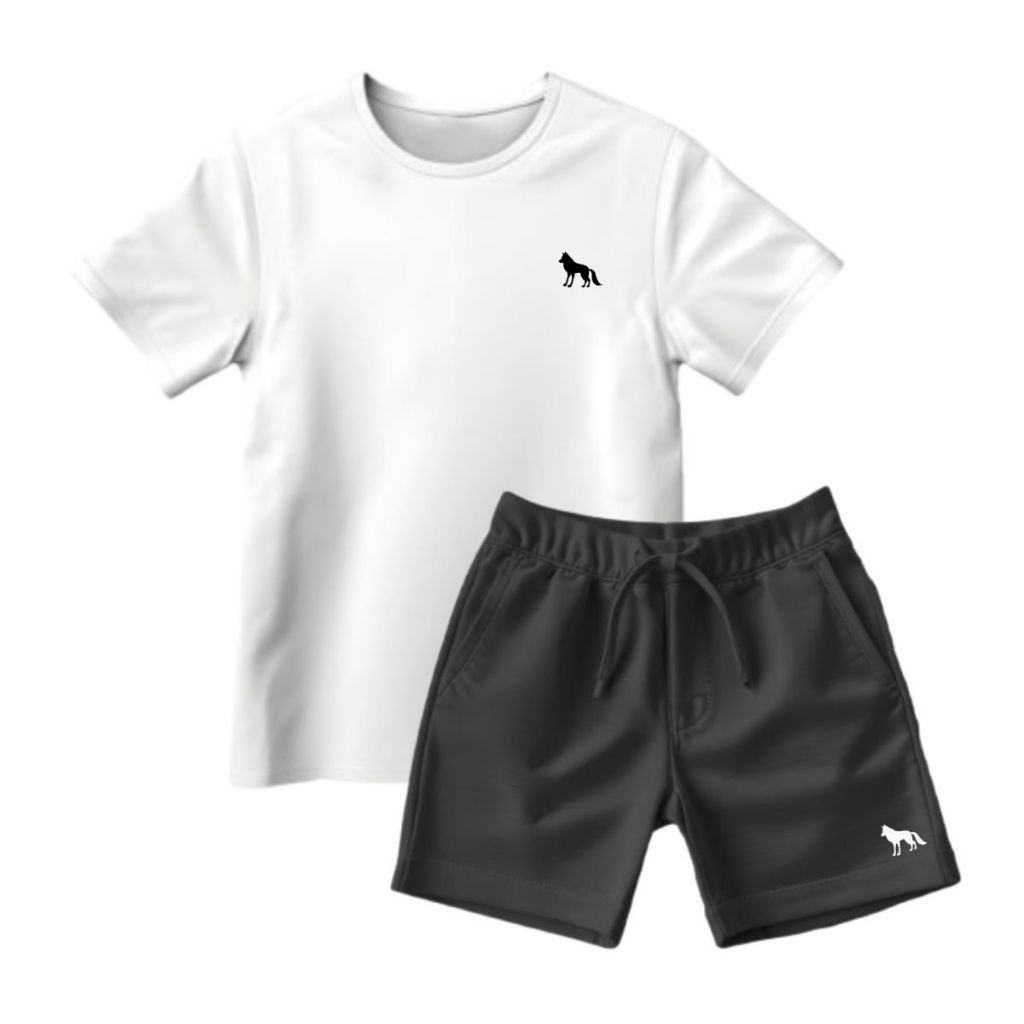 Conjunto Infantil Juvenil Masculino Basico Confortável De Algodão Premium