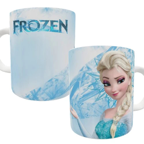 Caneca Porcelana Elza - Frozen princesa do gelo disney