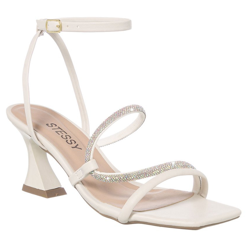 Sandália Feminina Salto Taça Alto Strass Festa Luxo Casamento Moda Original Confortável Leve em Oferta na Shopee