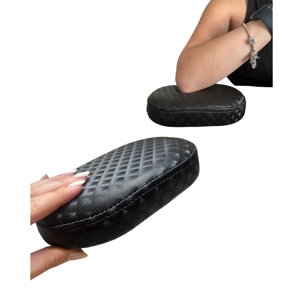 Apoio de Cotovelo Manicure Luxo Pespontado -  Qualidade Premium S10 em Oferta na Shopee