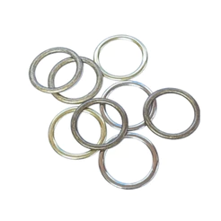 Argola Metal 15mm 20mm 30mm C/10 unidades e C/50 unidades Dourada / Prata / Ouro Velho - Confecção / Artesanatos