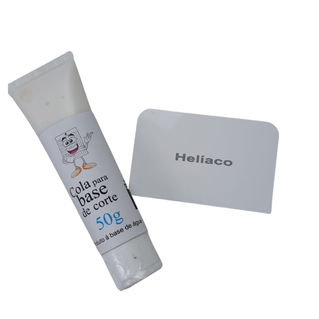 Cola Helíaco de Reposição para Base de Corte 50g + Espátula de Aplicação em Oferta na Shopee