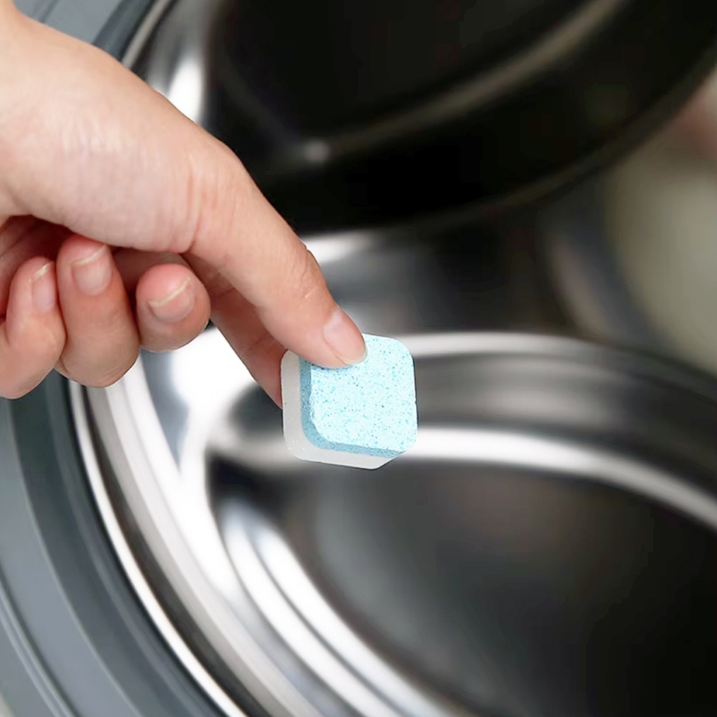 Kit 10 Limpador De Máquina De Lavar Pastilhas Efervescentes Multifuncional