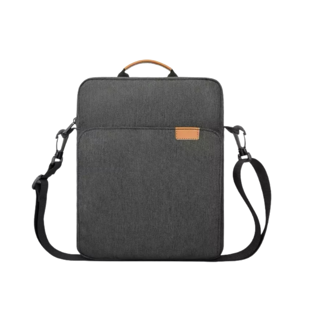 Bolsa Case com Alça e Bolso Interno Para Tablet Motorola Tab G70 Preto