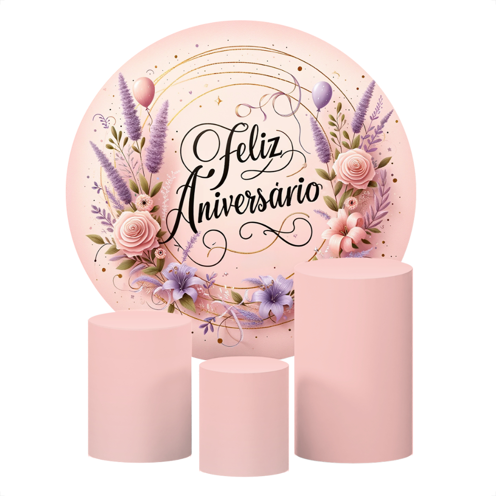 Kit Decoração Capa Painel + 3 Capas de Cilindro Temático Decoração Temática de Aniversário em Oferta na Shopee