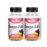 Kit  2 Omega 3-6-9 1400mg Linhaça, Uva, Prímula com 60 capsulas