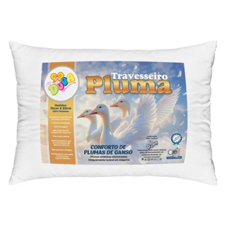 Travesseiro Antialérgico Antiácaro Silicone 70x50 cm Confortável para Dormir em Oferta na Shopee