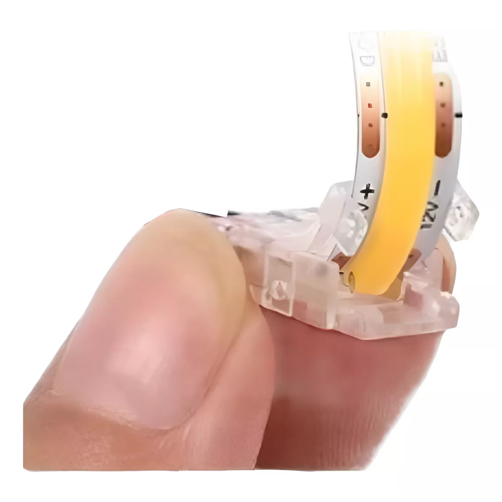 kit 20 conector cob e smd emenda reta fita de led 2 vias 10mm 12 volts 24 volts e 127 volts