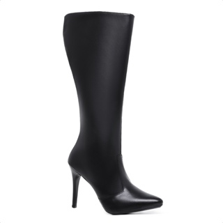 Bota Feminina Salto Alto Agulha Cano Longo Bico Fino Elegante Oferta em Oferta na Shopee