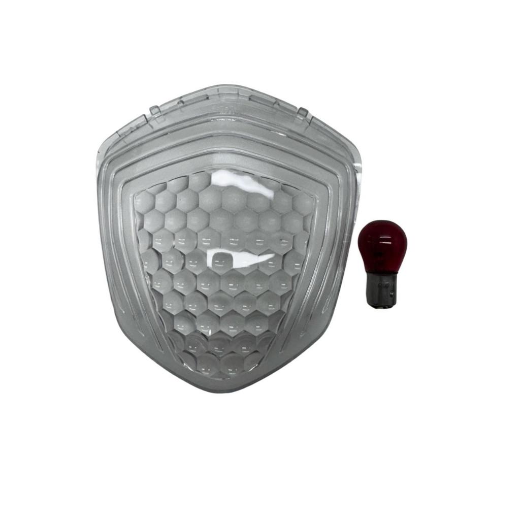 LENTE DE LANTERNA DE TITAN 150/160 2014/2023 CRISTAL + LÂMPADA STOP DO FREIO VERMELHA 12V em Oferta na Shopee