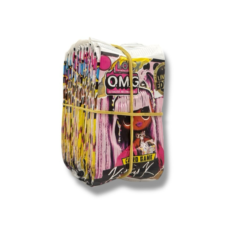 Kit 200 Cards Lol Surprise = 50 Pacotes de Figurinhas Duelar Bater Bafo Colecionar