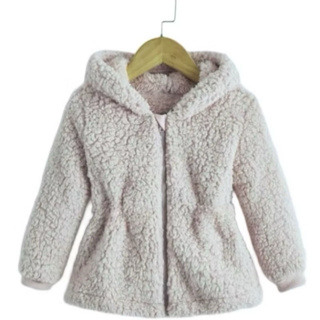 Blusa de Frio Menina Infantil Teddy Pelinho com Capuz Jaqueta infantil Outono Inverno 2026 em Oferta na Shopee