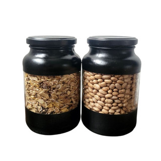 Pote de Vidro com Tampa Mantimentos Dispensa Organização Kit pote