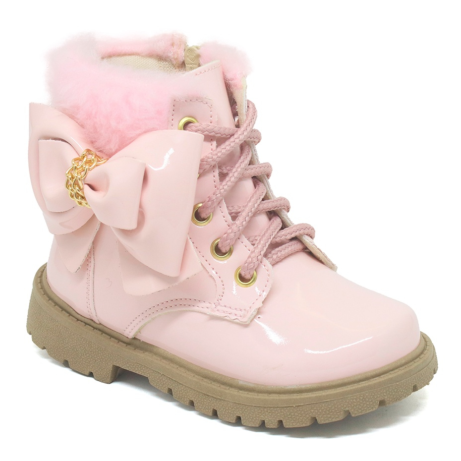 Bota Coturno Infantil Menina Sola Confortável Antiderrapante em Oferta na Shopee