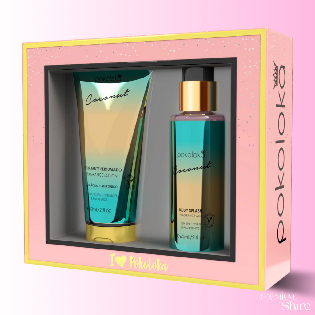 Coconut Pokoloka Kit (Hidratante 60ml + Body Splash 60ml)