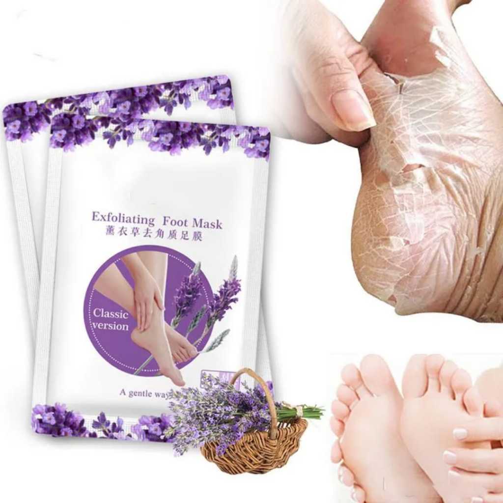 máscara esfoliante para pés [ nutritivo e hidratante ] - SMILE LIFE 58 -