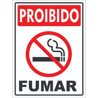 Placa de Sinalização PVC 15x20 cm Diversos Modelos Proibido Fumar Banheiro Identificação em Oferta na Shopee