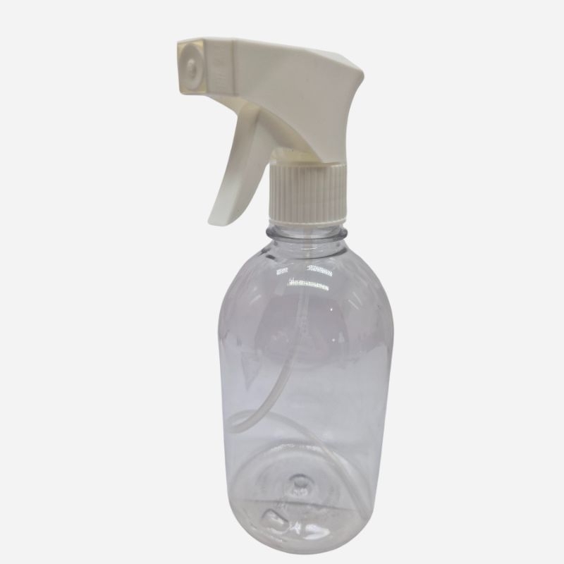 3 frascos 500ml pet com válvula gatilho pco 28.410 borrefadora/ pulverizadora/ spray