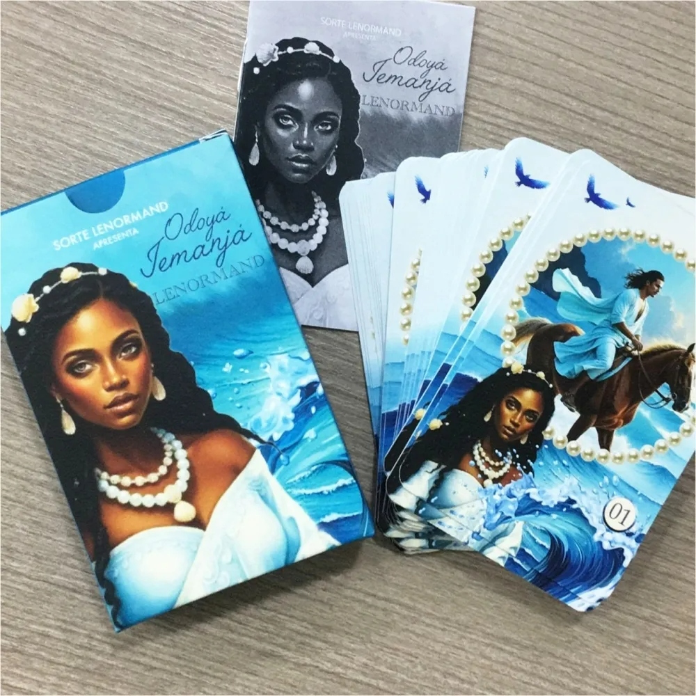 Odoya Iemanjá Lenormand - Baralho Cigano do Mar - Deusa Iemanjá