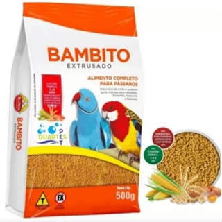 Ração Bambito Extrusado 500g - Biotron em Oferta na Shopee