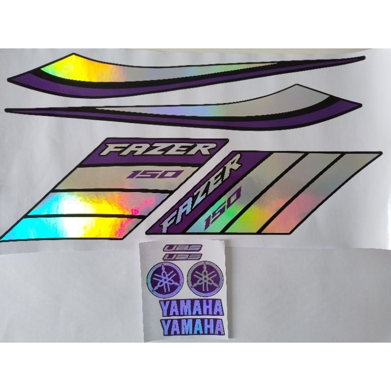 adesivos holográficos Fazer 150 / 2022-2025 e cores personalizados