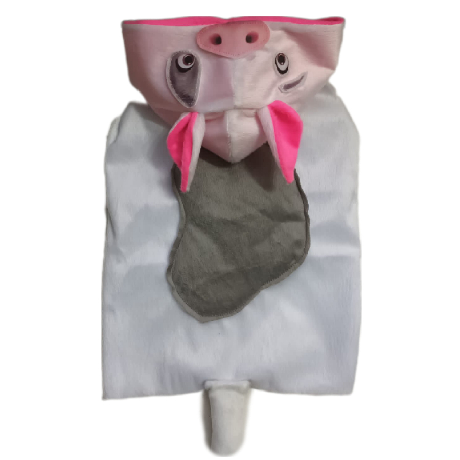 Fantasia Pet Porco Roupa de Porquinho para Cães e Gatos