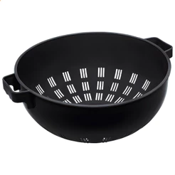 Escorredor para Massas Macarrão Preto 3500ML 27cm x 13cm Salada Livre BPA Grande